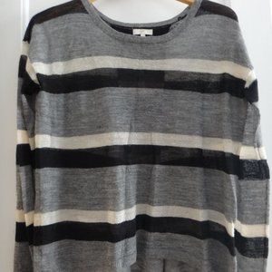 JOIE light striped sweater
